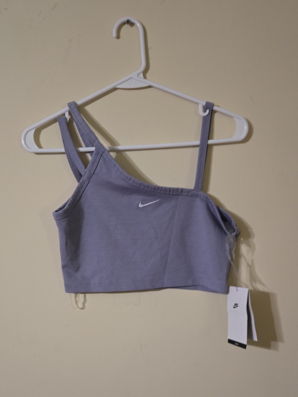 Nike Lavender Asymmetric Sports Bralette